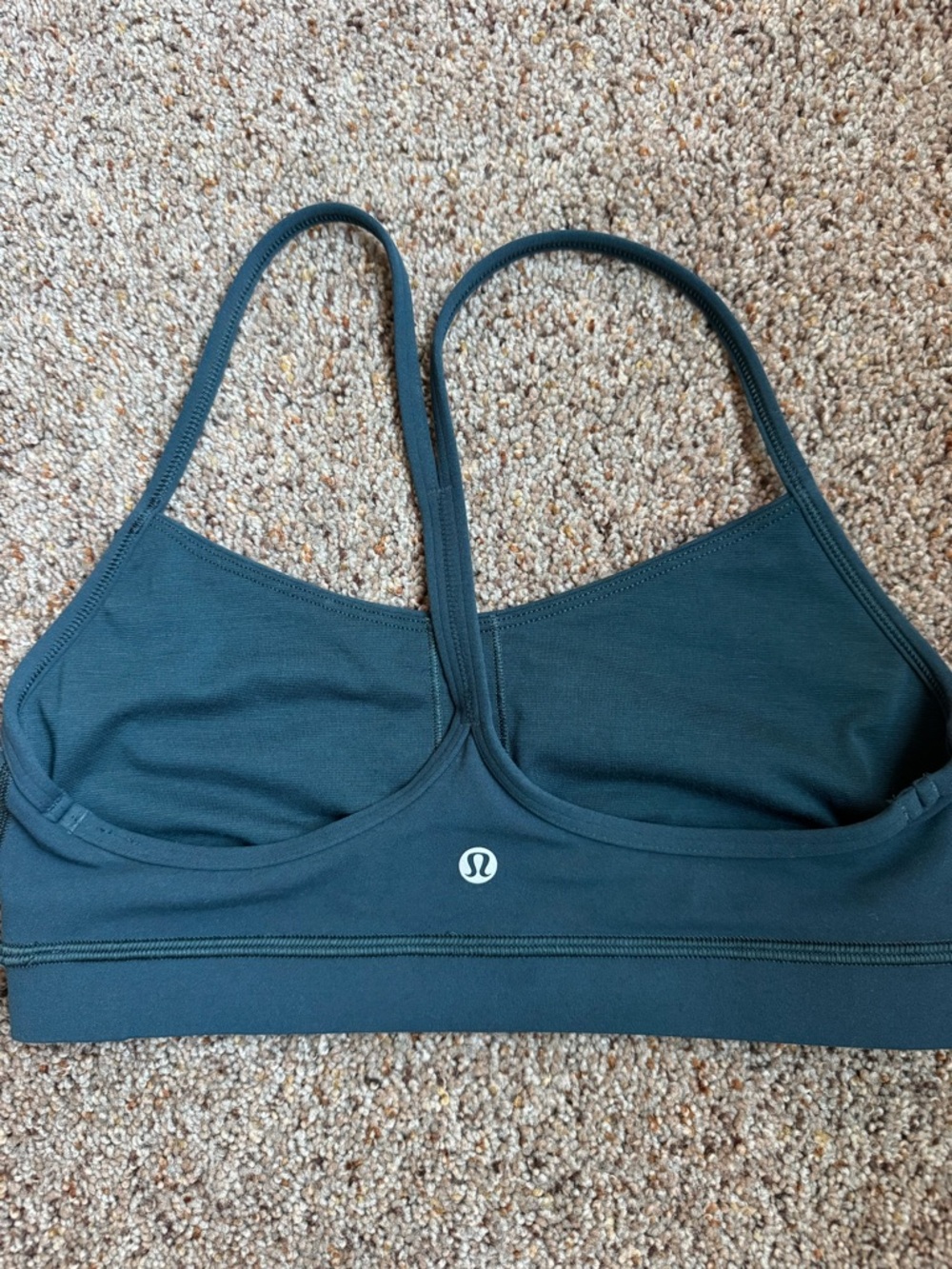 lululemon athletica Dark Teal Strappy Sports Bra - Picture 3 of 3